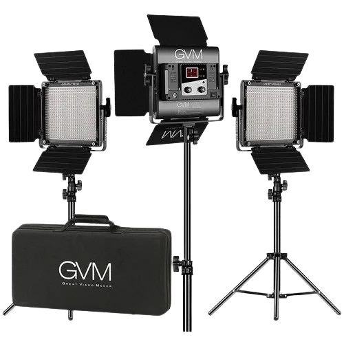 GVM 560AS Kit de 3 paneles LED bicolor PNG