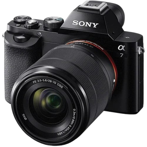 Sony a7 III + Lente 28-70mm png Sony a7 III + Lente 28-70mm PNG