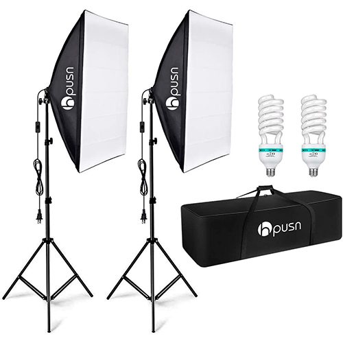 Kit de iluminación profesional HPUSN Softbox