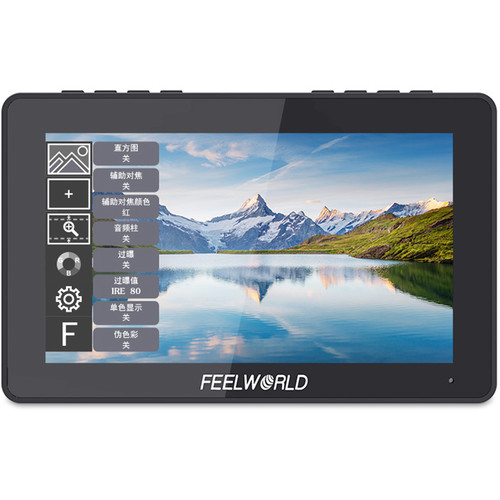 Monitor de de Video 5 FeelWorld Full HD HDMI con Soporte 4K y Brazo  Inclinable