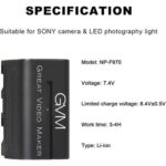 GVM NP-F970 6600mAh