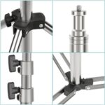 Soporte de luz Neewer en acero inoxidable (2mts) - Imagen 2