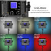 kit de iluminación de vídeo RGB GVM 800D