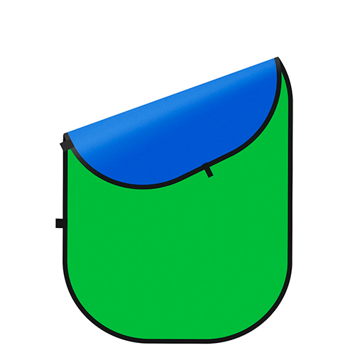  NEEWER Telón de fondo plegable de doble cara con soporte de  soporte, pantalla verde Chromakey de 5 x 7 pies, color azul y verde, 2 en  1, con soporte de soporte