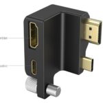 Adaptador HDMI y USB tipo C para BMPCC 6K Pro de ángulo recto SmallRig AAA2700 - Imagen 2