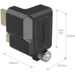 Adaptador HDMI y USB tipo C para BMPCC 6K Pro de ángulo recto SmallRig AAA2700 - Imagen 7
