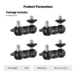 SmallRig 2159-Brazo mágico universal con cabeza pequeña (x4) - Imagen 8