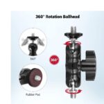 SmallRig 2159-Brazo mágico universal con cabeza pequeña (x4) - Imagen 5