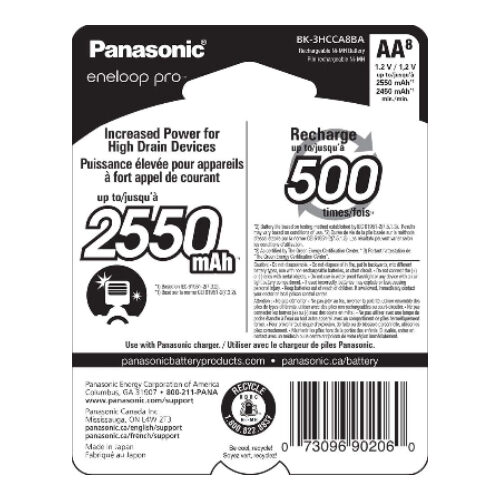 Baterías AA Panasonic