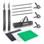 Kit portafondos Neewer (Blanco, Negro, Verde) - 2.6 x 3mts - Imagen 3