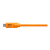 Cable TetherPro USB-C a USB-C (Naranja)