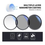 Kit de 3 filtros 67mm (UV/CPL/ND) - K&F Concept - Imagen 2