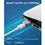 Adaptador USB-C hembra a USB-A macho, 4 unidades. - Imagen 7