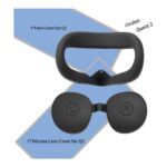 Mascara Protectora en Silicona para Oculus Quest 2 Negro Marca Devansi - Imagen 3