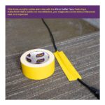 Cinta Gaffer adhesiva amarilla (5cm x 27mts) - Imagen 2