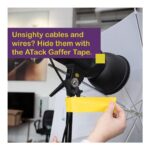 Cinta Gaffer adhesiva amarilla (5cm x 27mts) - Imagen 4