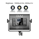 Kit de 3 luces Bi-Color GVM 1000D RGB - Imagen 5