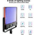 Kit de 2 luces de doble cara GVM 50SM RGB - Imagen 3