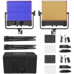 Kit de 2 luces de doble cara GVM 50SM RGB - Imagen 2