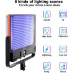 Kit de 3 luces de doble cara GVM 50SM RGB - Imagen 4