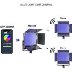 Kit de 3 luces de doble cara GVM 50SM RGB - Imagen 3