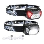 Linterna frontal recargable
