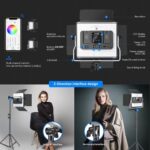 Kit de 2 luces LED RGB Neewer 660 Pro - Imagen 6