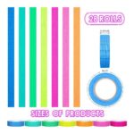 28 rollos de cinta de neón UV Gaffeer - Imagen 4