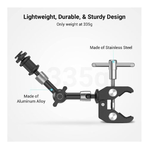 Kit abrazadera de cangrejo y brazo mágico - SmallRig 3725 - Imagen 2