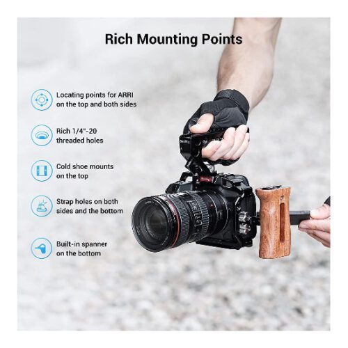 Jaula para Canon R5 R6 R5 C  SmallRig 2982B - Imagen 6