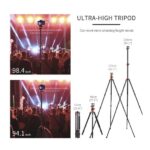 Trípode Cenital K&F T254A8+BH-28L (SA254T1) - Imagen 3