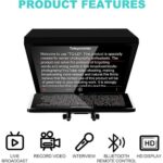 Kit Teleprompter GVM TQ-LD-1 23" con tablet de 18,5" - Imagen 3