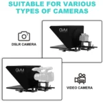 Kit Teleprompter GVM TQ-LD-1 23" con tablet de 18,5" - Imagen 4