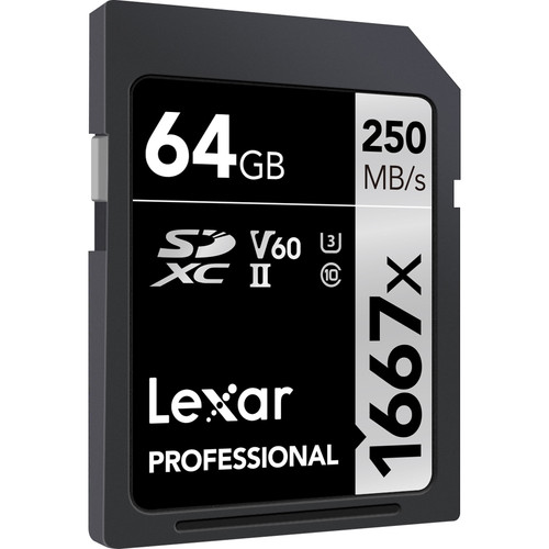 Lexar SDXC UHS-II V60 64Gb