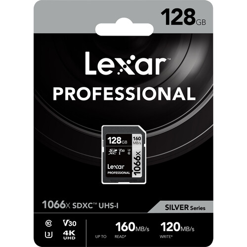 Lexar SDXC UHS-I V30 128Gb