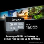 Memoria Lexar microSDXC UHS-I V30 64Gb / 160Mbps 1066x - Imagen 6