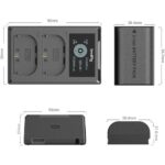 Kit de 2 baterías LP-E6NH 2040 mAh con cargador doble - SmallRig 3821 - Imagen 3