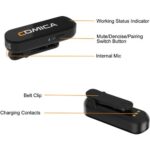 Micrófono inalámbrico doble para celular Comica Vimo S UC - Imagen 7