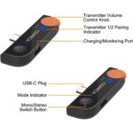 Micrófono inalámbrico doble para celular Comica Vimo S UC - Imagen 9