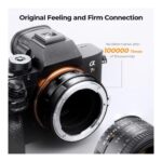 Adaptador Nikon F a Sony E NIK(G)-NEX IV K&F Concept - Imagen 5