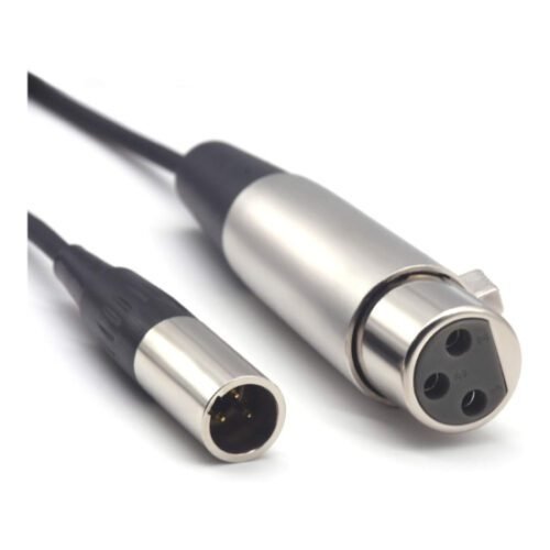 Cable Mini XLR macho a XLR