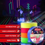 Cinta Gaffer Neon 2.5cm x 5.5mts (Paquete x5) - Imagen 2