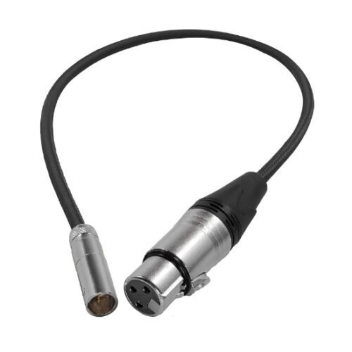 Cable Mini XLR macho a XLR hembra