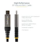 Cable USB-C a USB-C de 10 Gbps (1mt) StarTech.com - Imagen 3