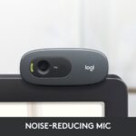 Logitech C270 HD Webcam (Black) - Imagen 3