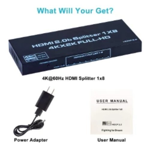 Splitter HDMI 1x8 4K - Imagen 2