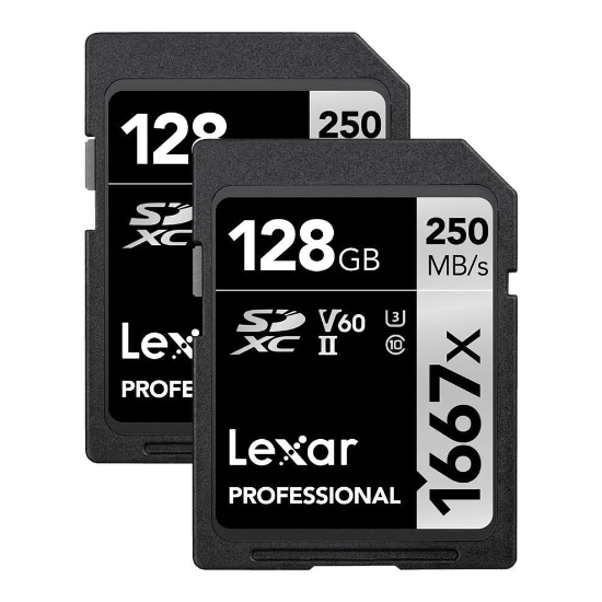 Memoria Lexar SDXC UHS-II V60 128Gb