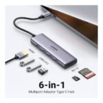 Hub adaptador multipuerto USB C 6 en 1 - UGREEN - Imagen 2