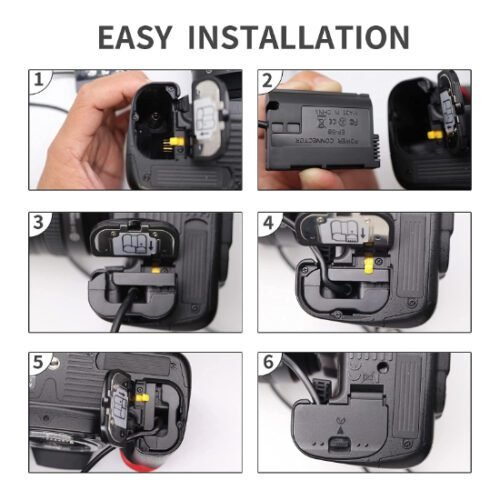 Dummy para bateria Nikon EN-EL15A EH-5 EP-5B - Imagen 5