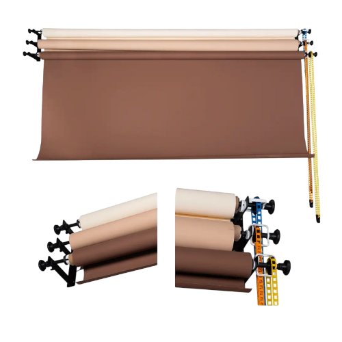 Soporte triple de pared para fondos